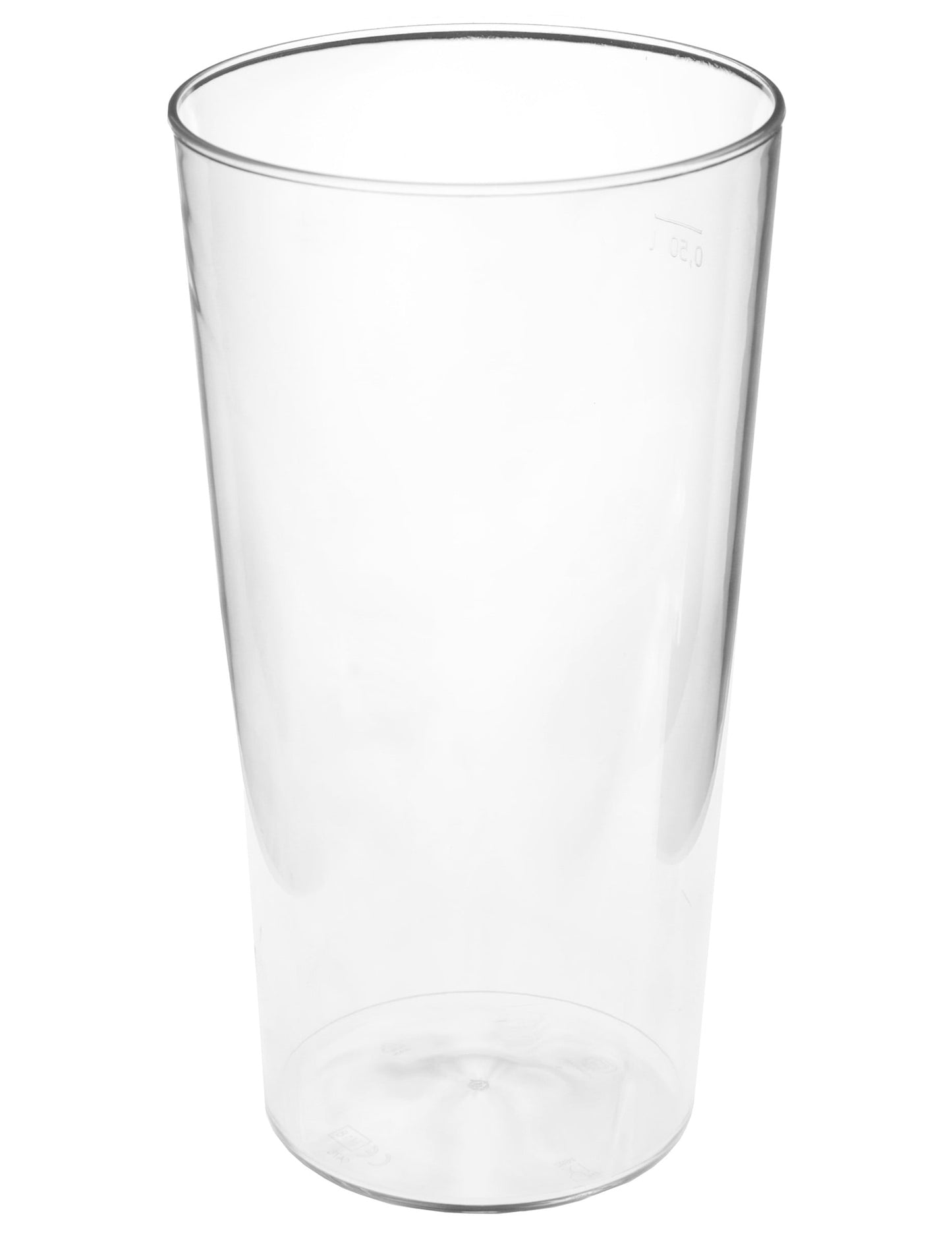 Průhledná kuželová pivní sklenice 60 cl