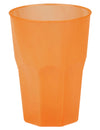 Mražená oranžová koktejlová sklenice 42 cl