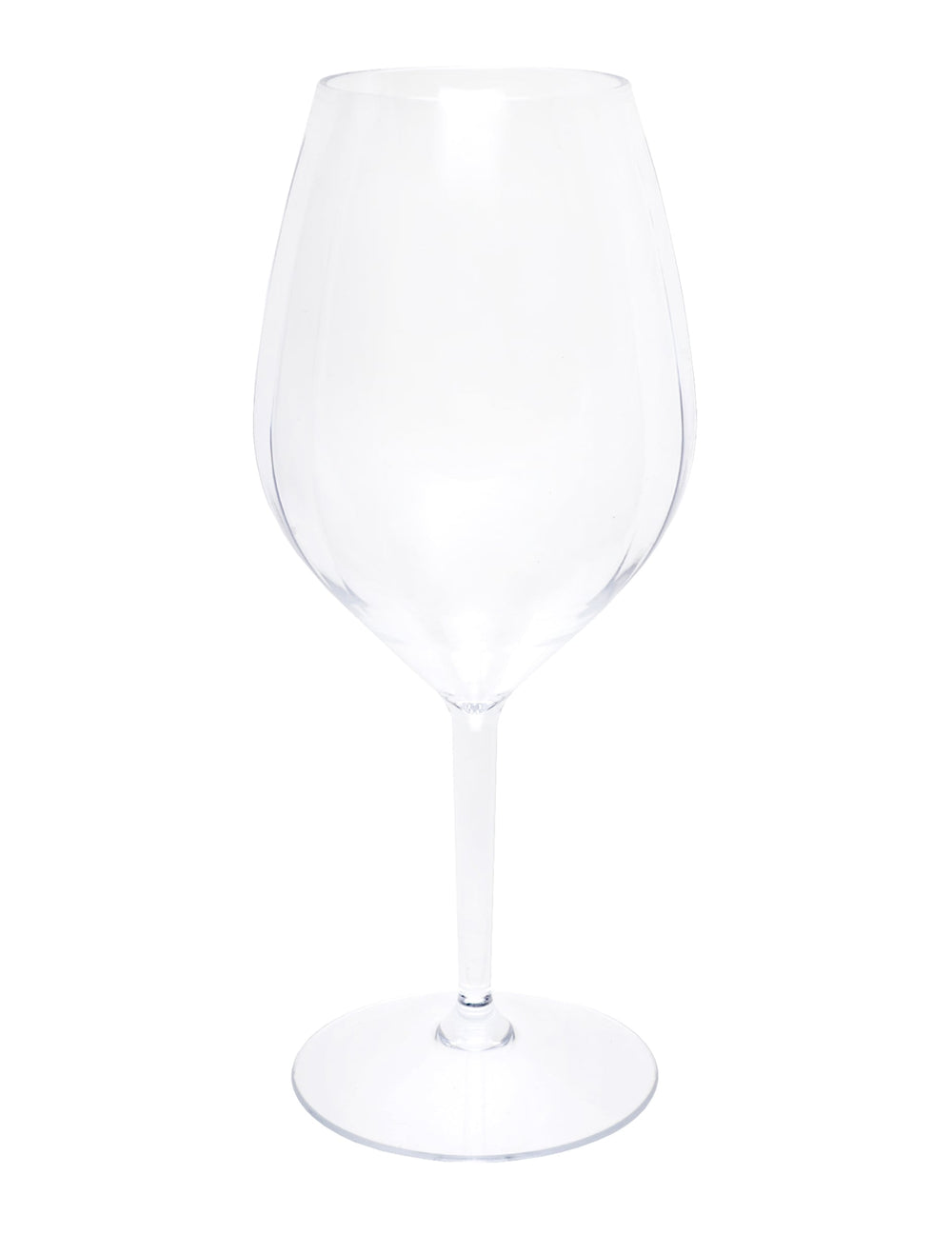 Verres à pied incassables pour réception transparents