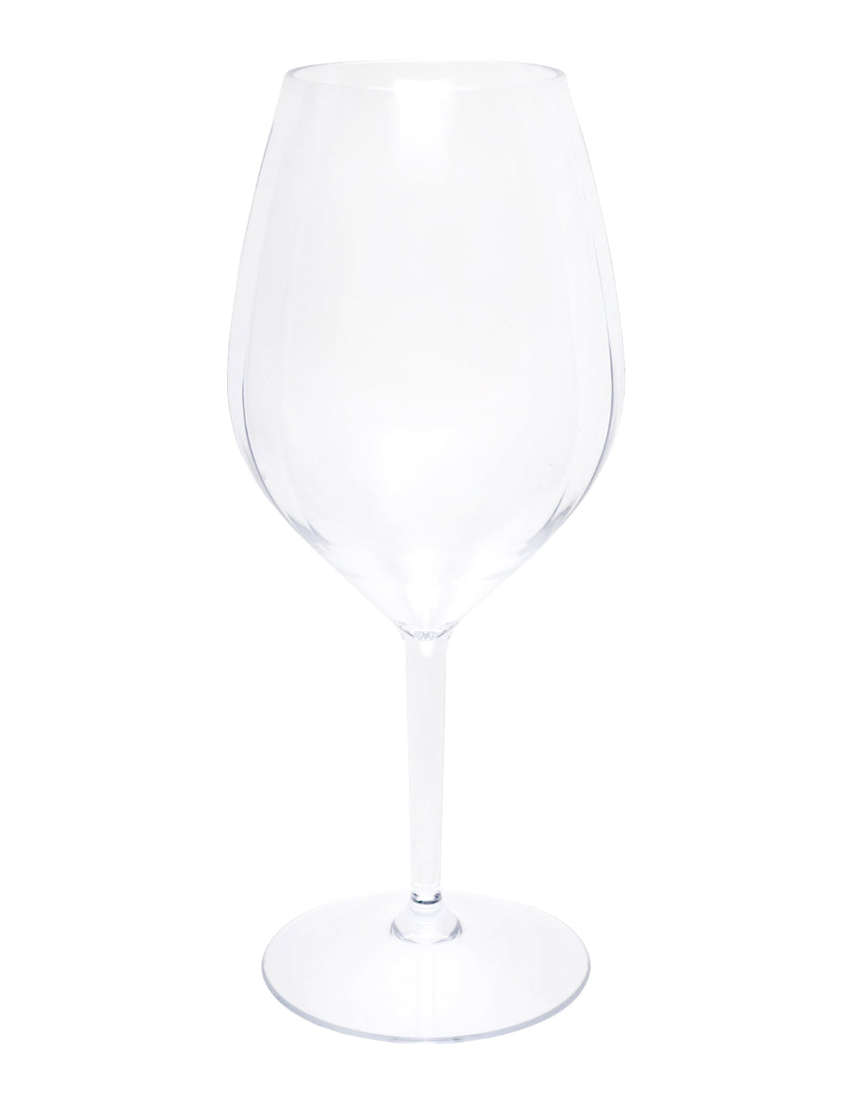Verres à pied incassables pour réception transparents