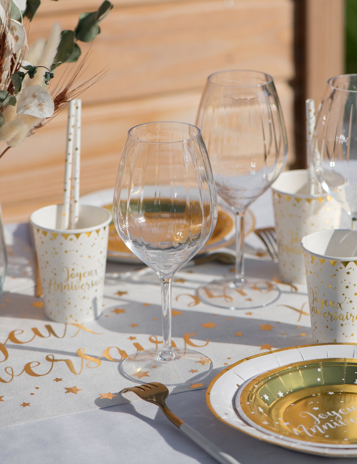 6 Nerozbitné stemware 21 cm