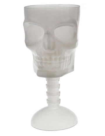 Fosforeskující lebkové sklo 18 cm