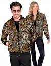 Dospělá bunda s leopardím flitry