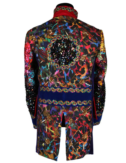 Luxusní pánská karnevalová bunda ve vícebarevném stylu Fiesta Carnival