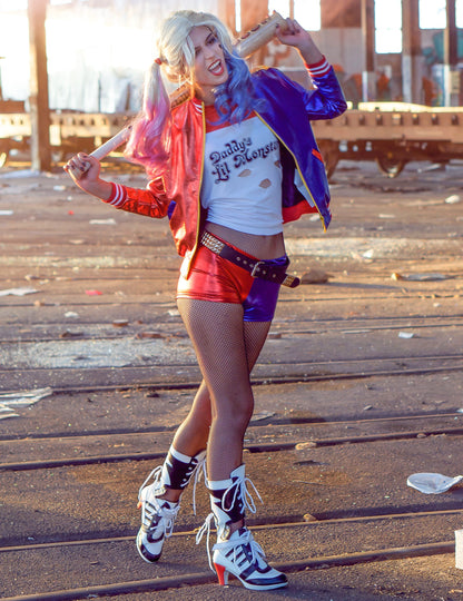 Dámská bunda a integrované tričko Harley Quinn Sebevražedný oddíl