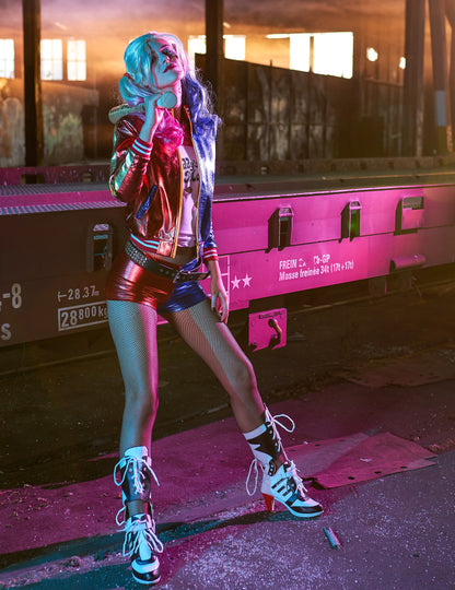 Dámská bunda a integrované tričko Harley Quinn Sebevražedný oddíl