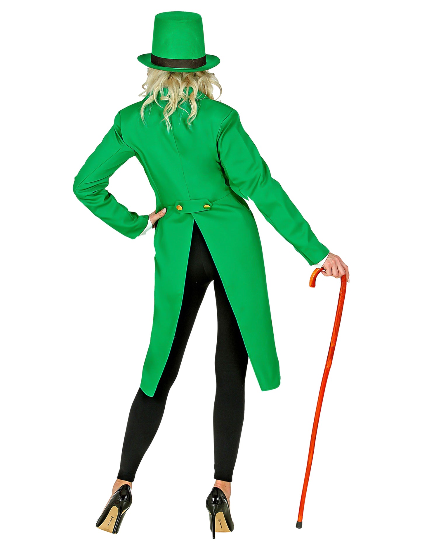 Zelený frak na Den svatého Patrika pro ženy 