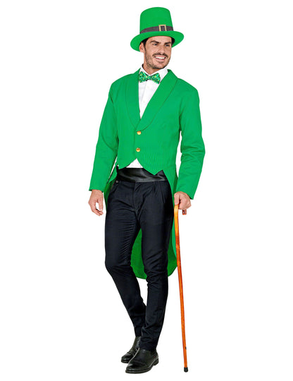 Zelený frak na Den svatého Patrika pro muže 
