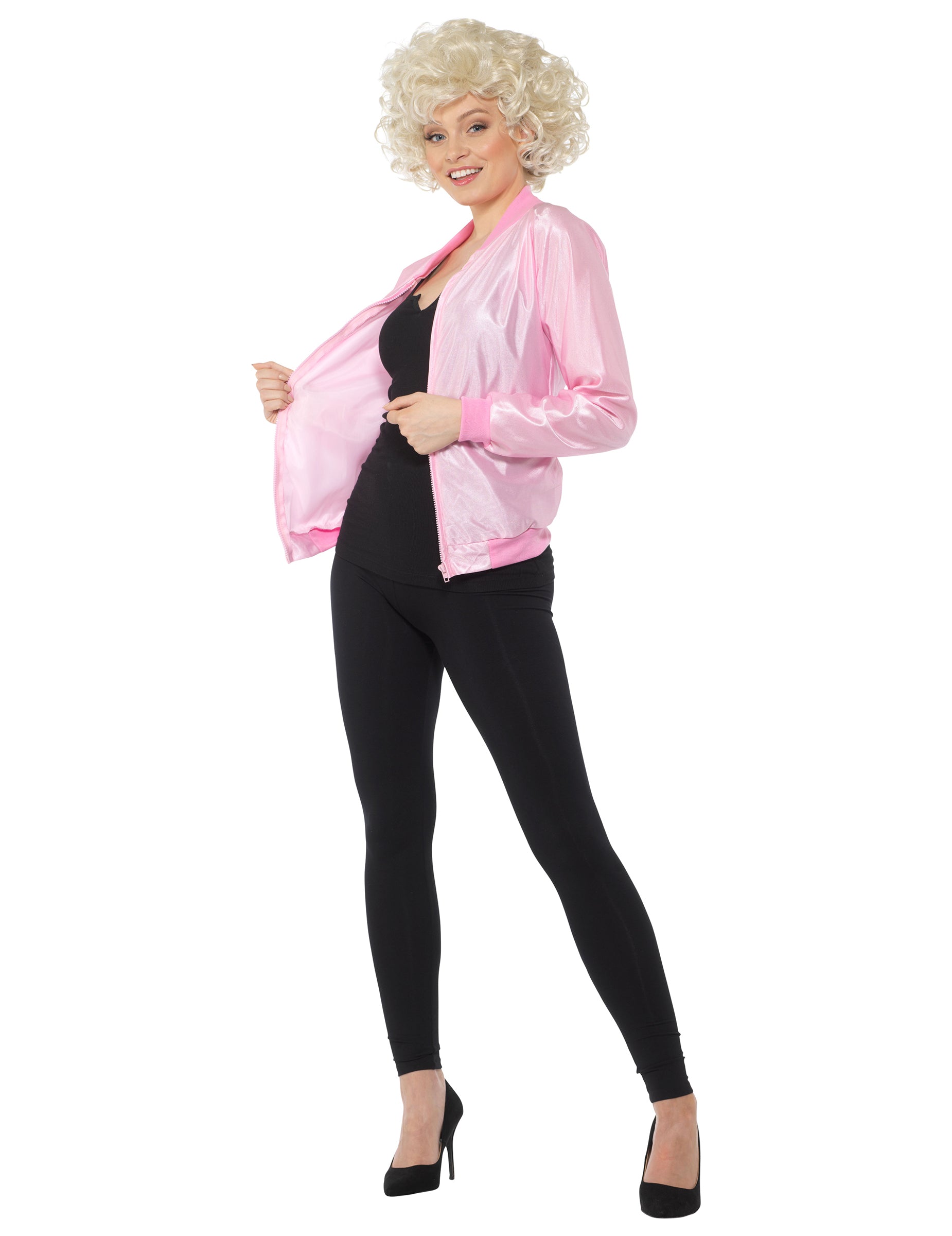 Vue de face ouverte de la veste années 50