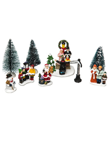 Vánoční vesnice santonů Santa Claus sbor