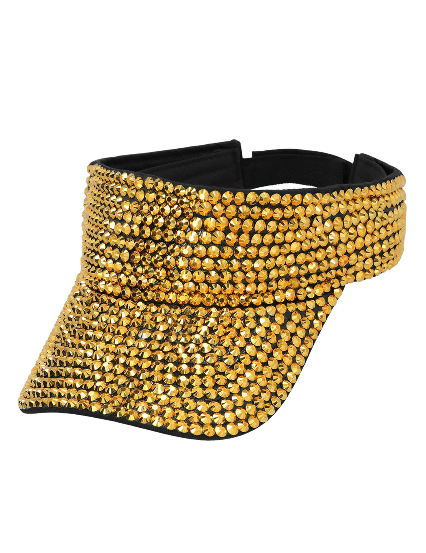 Zlatý kšilt s kamínky pro dospělé