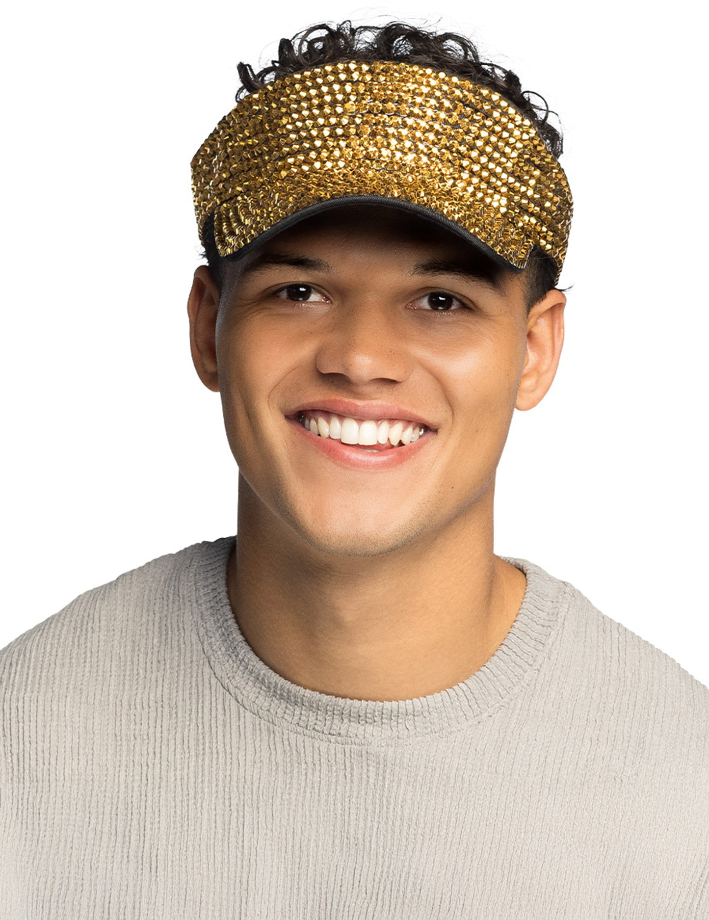 Zlatý kšilt s kamínky pro dospělé