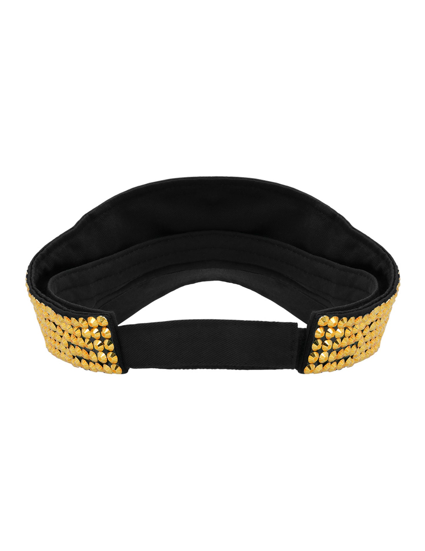 Zlatý kšilt s kamínky pro dospělé