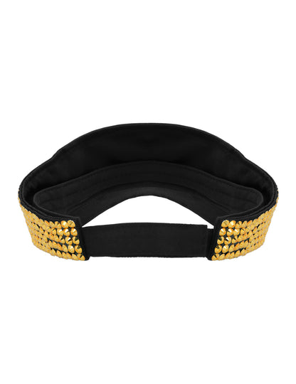 Zlatý kšilt s kamínky pro dospělé