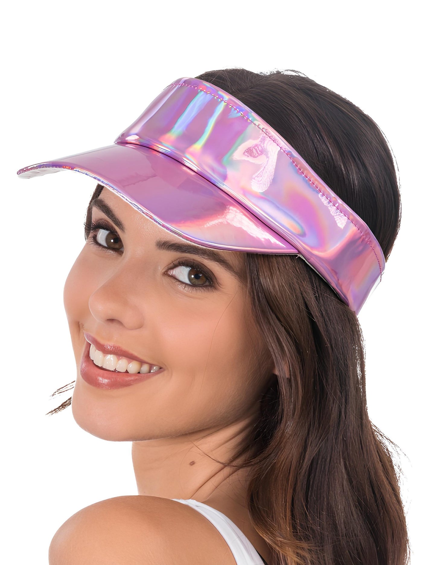 Duhový růžový štít pro dospělé 