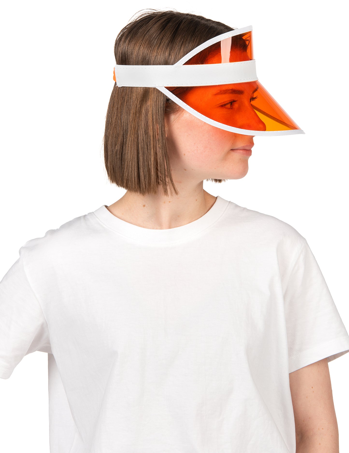 Orange Adult Orange Poker Player