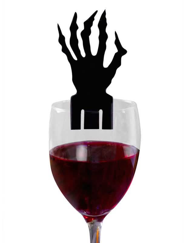 Scéna na sklenici s dekorací na sklenice halloween